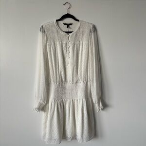 White House Black Market Women’s Smocked Waist Blouson Dress